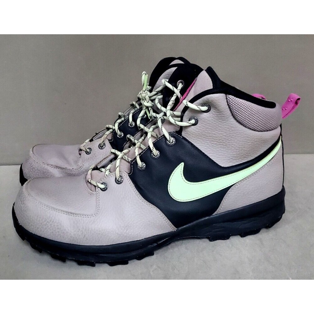 Nike Manoa Leather SE Boots 'Enigma Stone Lime' CW7360-002 US Men Size 15